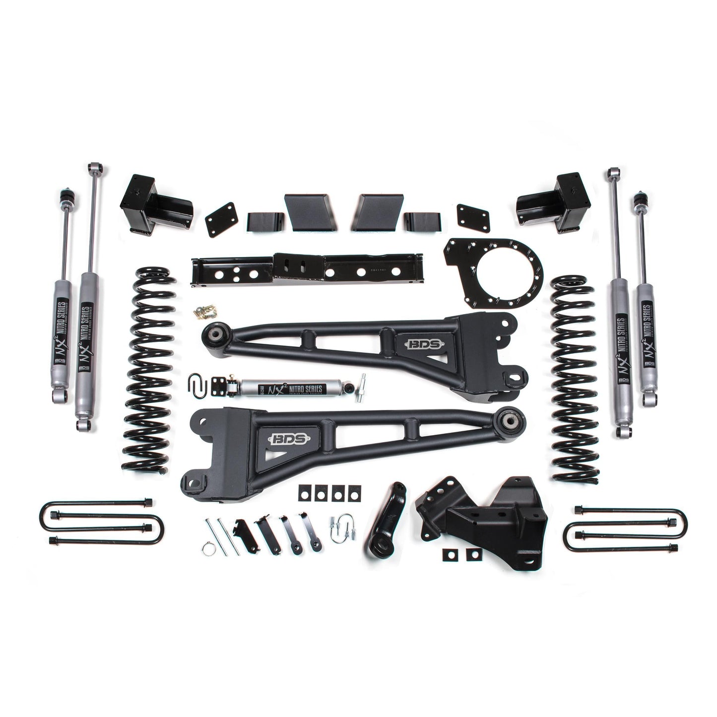 BDS Suspension | 7 Inch Lift Kit w/ Radius Arm Ford F350 Super Duty DRW 20-22 4WD Diesel Fox 2.0 Performance Shocks | BDS1573FS