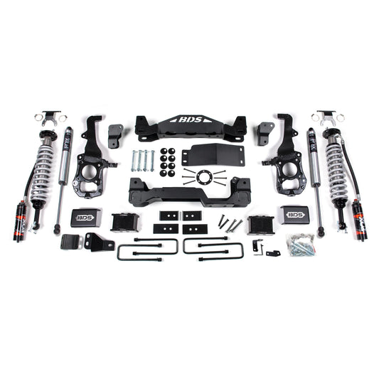 BDS Suspension | 6 Inch Lift Kit FOX 2.5 Performance Elite Coil-Over Ford F150 21-25 4WD 5 Inch Block Fox 2.0 Performance Elite Shocks | BDS1579FPE