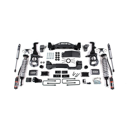 BDS Suspension | 4 Inch Lift Kit FOX 2.5 Performance Elite Coil-Over Ford F150 21-24 4WD 3 Inch Block | BDS1583FPE