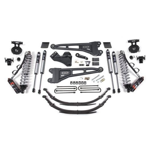 BDS Suspension | 6 Inch Lift Kit w/ Radius Arm FOX 2.5 Performance Elite Coil-Over Conversion Ford F250/F350 Super Duty 11-16 4WD Diesel Factory 3 Inch Rear Blocks | BDS1593FPE