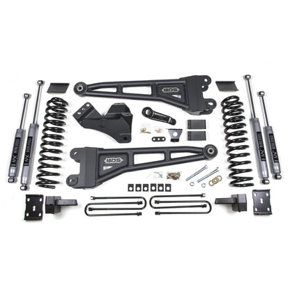 BDS Suspension | 4 Inch Lift Kit w/ Radius Arm Ford F250/F350 Super Duty 11-16 4WD Gas 4 Inch Block NX2 Nitro Shocks | BDS1598H