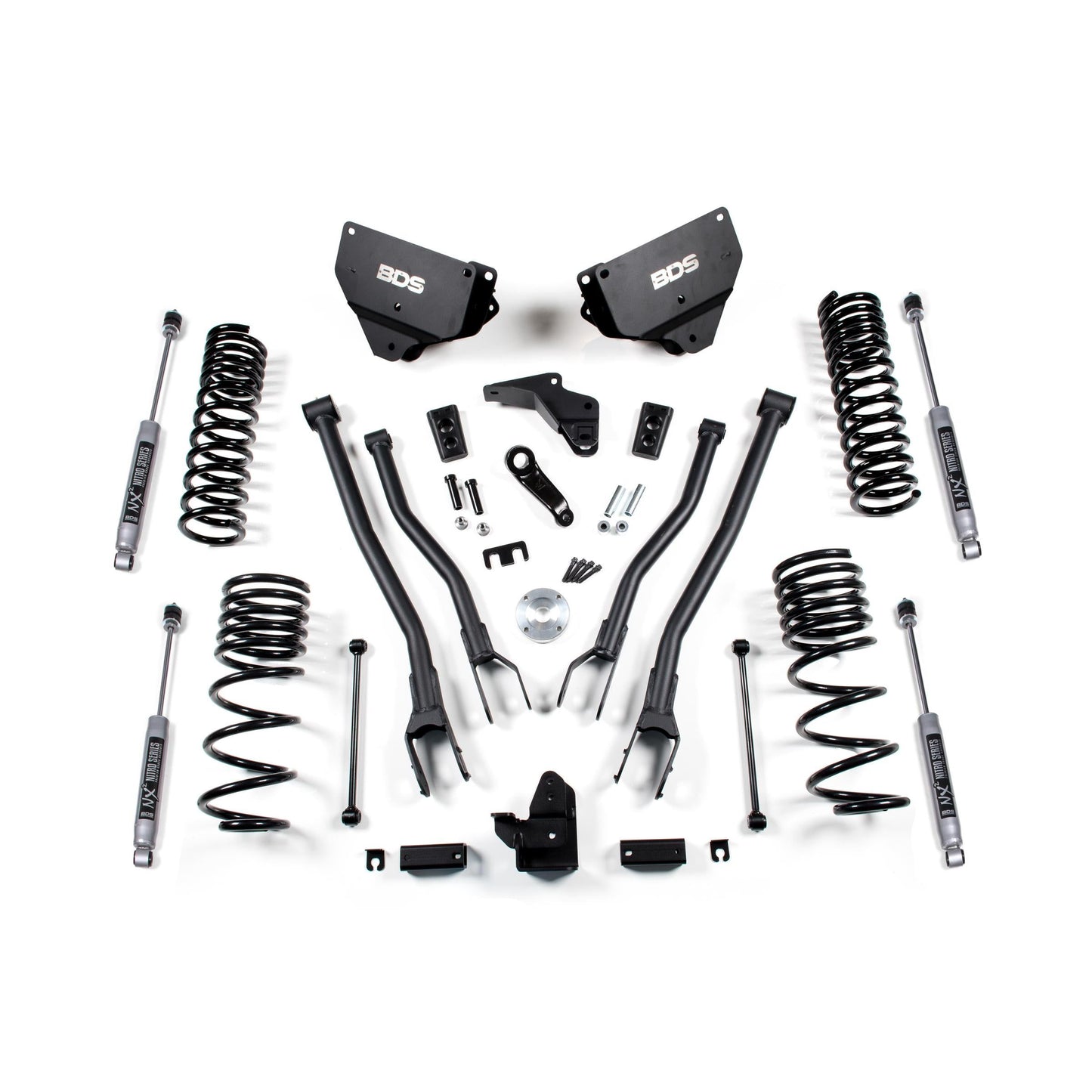 BDS Suspension | 4 Inch Lift Kit w/ 4-Link Ram 2500 14-18 4WD Diesel Fox 2.5 Performance Elite Shocks | BDS1602FPE