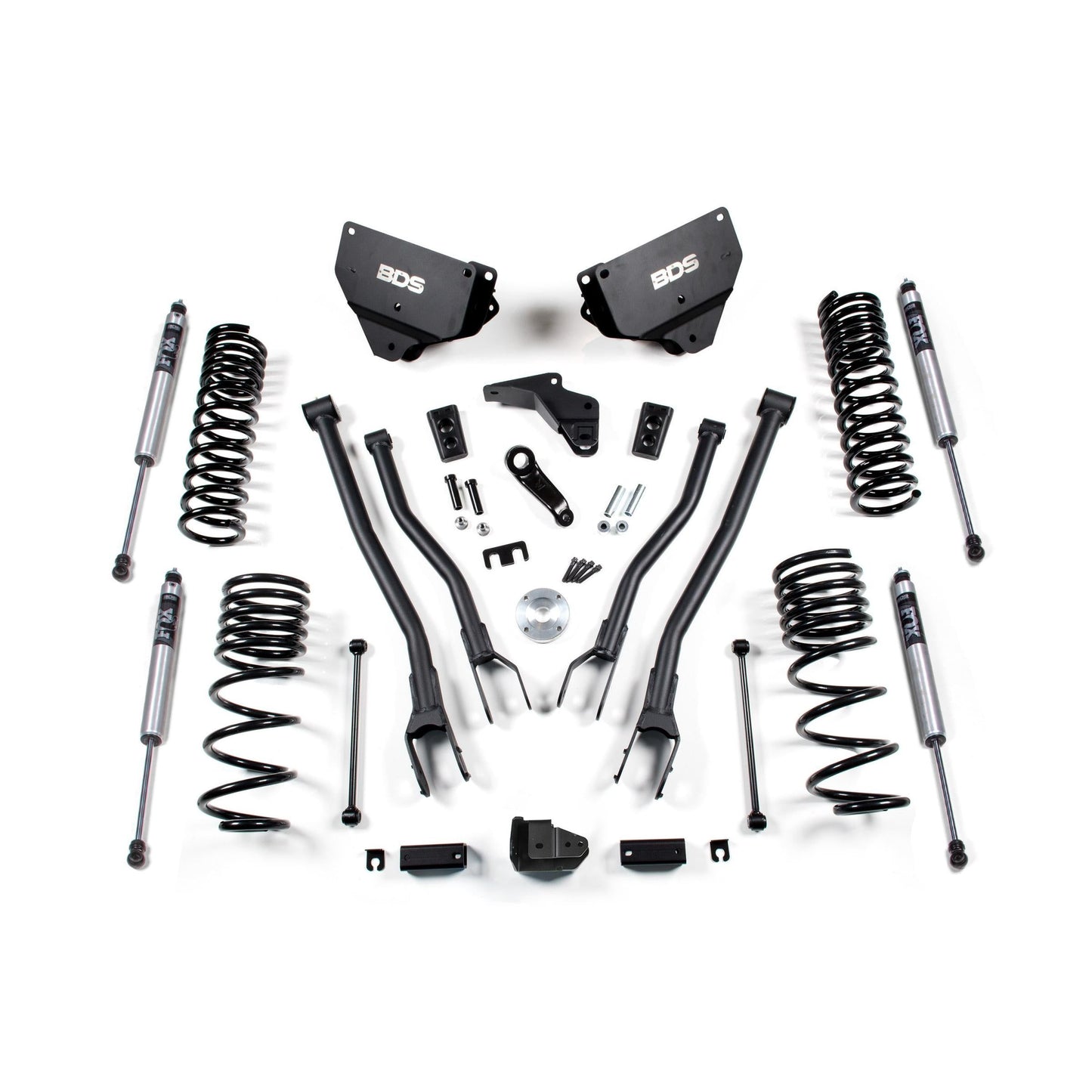BDS Suspension | 4 Inch Lift Kit w/ 4-Link Ram 2500 14-18 4WD Diesel Fox 2.0 Performance Shocks | BDS1602FS