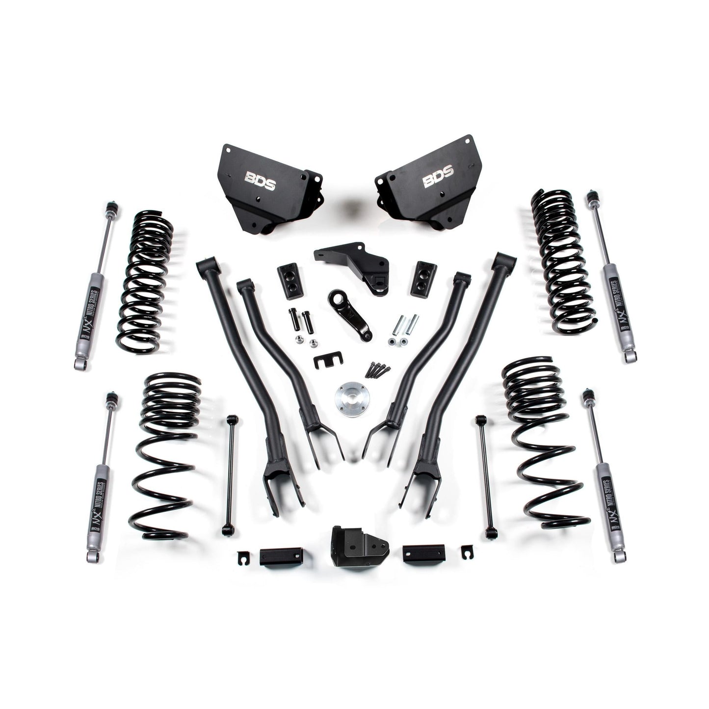 BDS Suspension | 4 Inch Lift Kit w/ 4-Link Ram 2500 14-18 4WD Diesel NX2 Nitro Shocks | BDS1602H