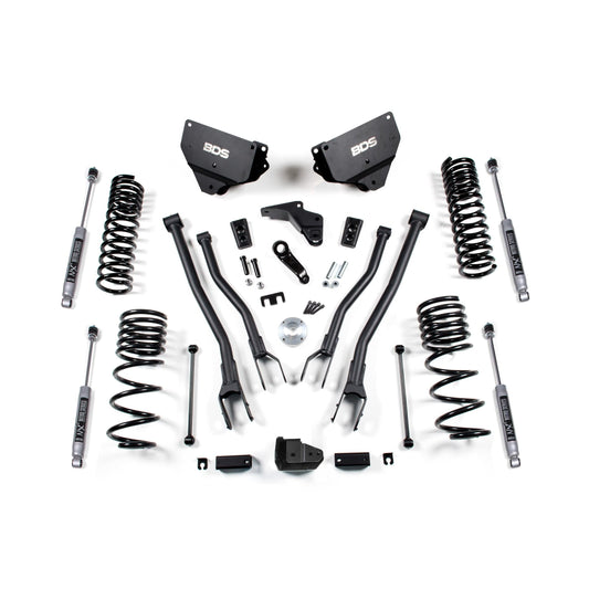 BDS Suspension | 4 Inch Lift Kit w/ 4-Link Ram 2500 14-18 4WD Diesel NX2 Nitro Shocks | BDS1602H