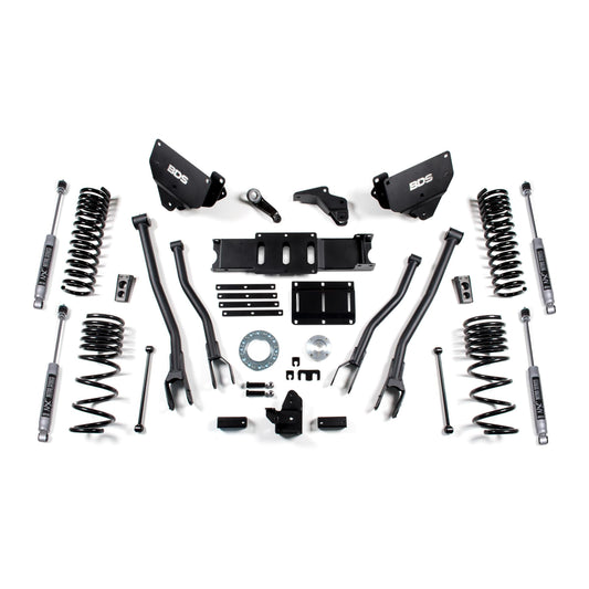 BDS Suspension | 6 Inch Lift Kit w/ 4-Link Ram 2500 14-18 4WD Diesel Fox 2.0 Performance Shocks | BDS1604FS