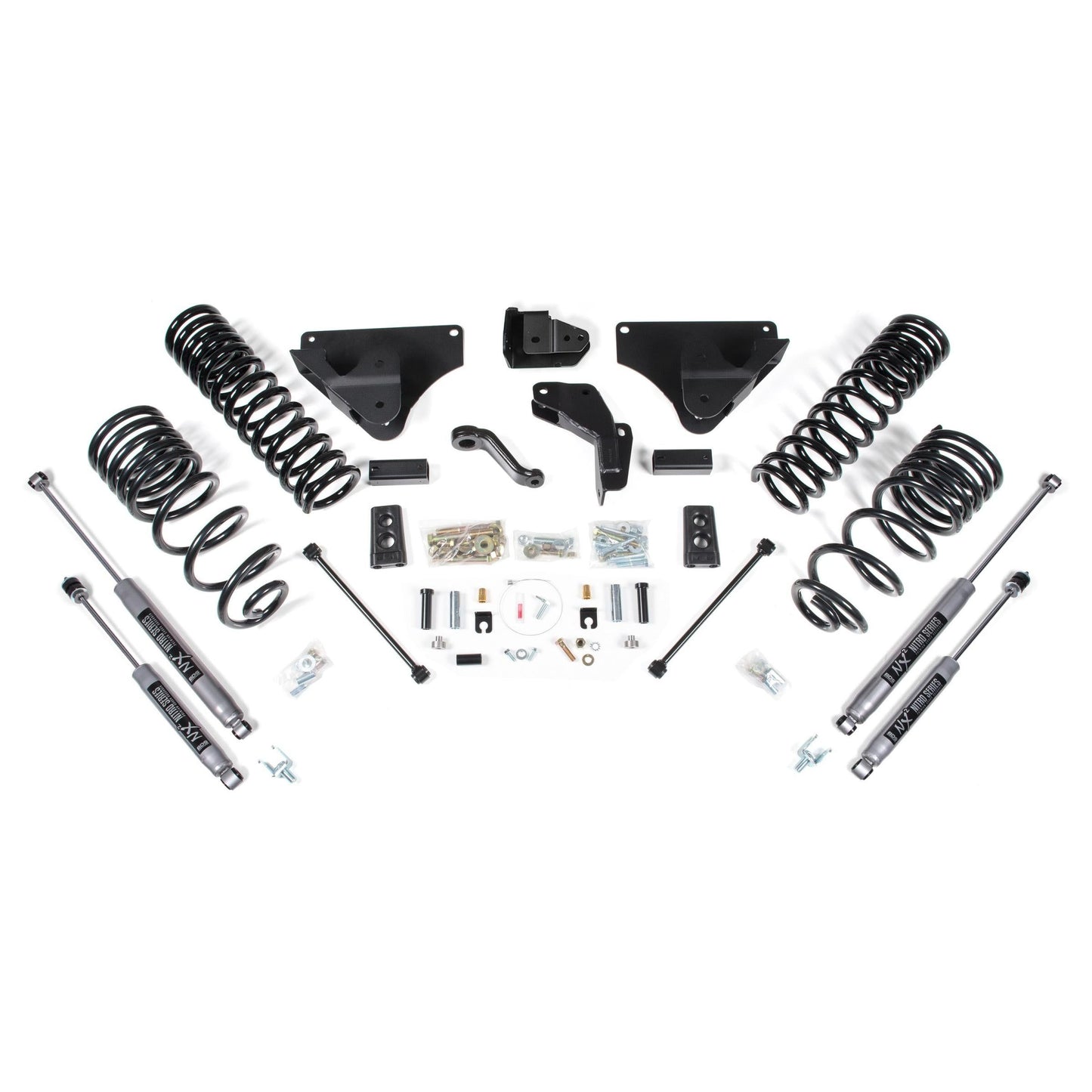 BDS Suspension | 4 Inch Lift Kit Ram 2500 14-18 4WD Gas Rear Lift Coil Springs NX2 Nitro Shocks | BDS1610H