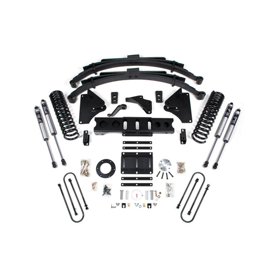 BDS Suspension | 6 Inch Lift Kit Ram 3500 13-18 4WD Diesel Leaf Springs 6 Bolt Fox 2.0 Performance Shocks | BDS1617FS