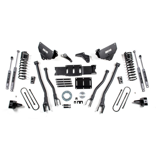 BDS Suspension | 6 Inch Lift Kit w/ 4-Link Ram 3500 13-18 4WD Diesel Leaf Springs 6 Bolt Indexing Ring Fox 2.0 Performance Shocks | BDS1618FS