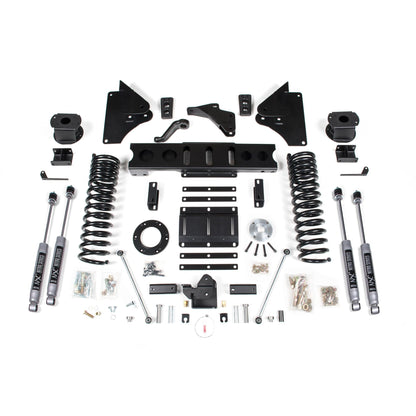 BDS Suspension | 6 Inch Lift Kit Ram 2500 w/ Rear Air Ride 14-18 4WD Diesel NX2 Nitro Shocks | BDS1627H