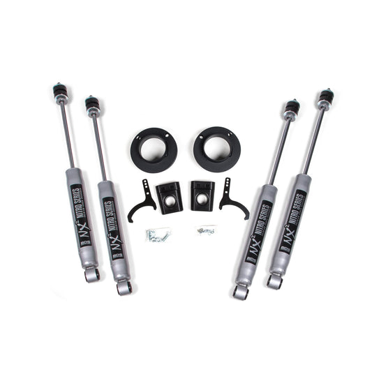 BDS Suspension | 2 Inch Leveling Kit Ram 2500 w/ Rear Air Ride 14-24 4WD W/ Fox 2.0 Performance Shocks | BDS1635FS