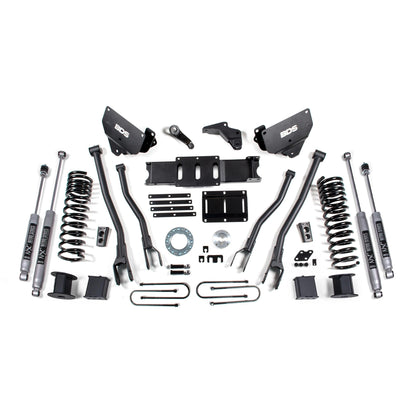 BDS Suspension | 6 Inch Lift Kit w/ 4-Link Ram 3500 w/ Rear Air Ride 13-18 4WD Diesel 6 Bolt Indexing Ring Fox 2.0 Performance Shocks | BDS1648FS