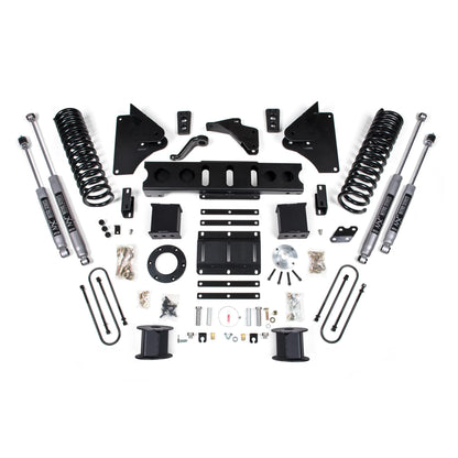 BDS Suspension | 6 Inch Lift Kit Ram 3500 w/ Rear Air Ride 13-18 4WD Diesel 8 Bolt Indexing Ring Fox 2.0 Performance Shocks | BDS1649FS