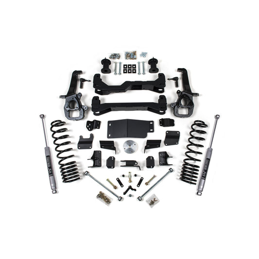 BDS Suspension | 4 Inch Lift Kit Ram 1500 19-24 4WD Standard Knuckle Fox 2.0 Performance Shocks | BDS1663FS