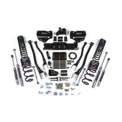 BDS Suspension | 4 Inch Lift Kit w/ 4-Link Ram 2500 19-24 4WD Gas Fox 2.0 Performance Shocks | BDS1675FS