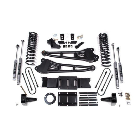 BDS Suspension | 6 Inch Lift Kit w/ Radius Arm Ram 3500 19-24 4WD Diesel With Factory Rear Overload Leaf 6 Bolt Fox 2.0 Performance Shocks | BDS1683FS
