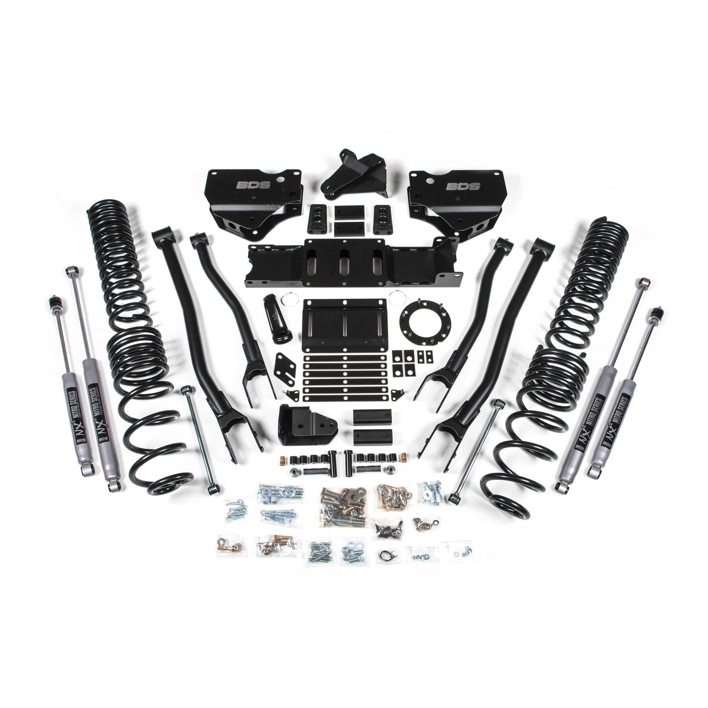 BDS Suspension | 6 Inch Lift Kit w/ 4-Link Ram 2500 19-24 4WD Diesel Fox 2.0 Performance Shocks | BDS1688FS