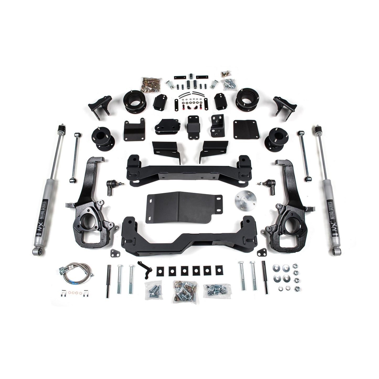 BDS Suspension | 4 Inch Lift Kit Ram 1500 w/ Air Ride 19-24 4WD Large Bore Fox 2.0 Performance Shocks | BDS1698FS