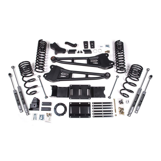 BDS Suspension | 4 Inch Lift Kit w/ Radius Arm Ram 2500 19-24 4WD Gas Fox 2.5 Performance Elite | BDS1699FPE