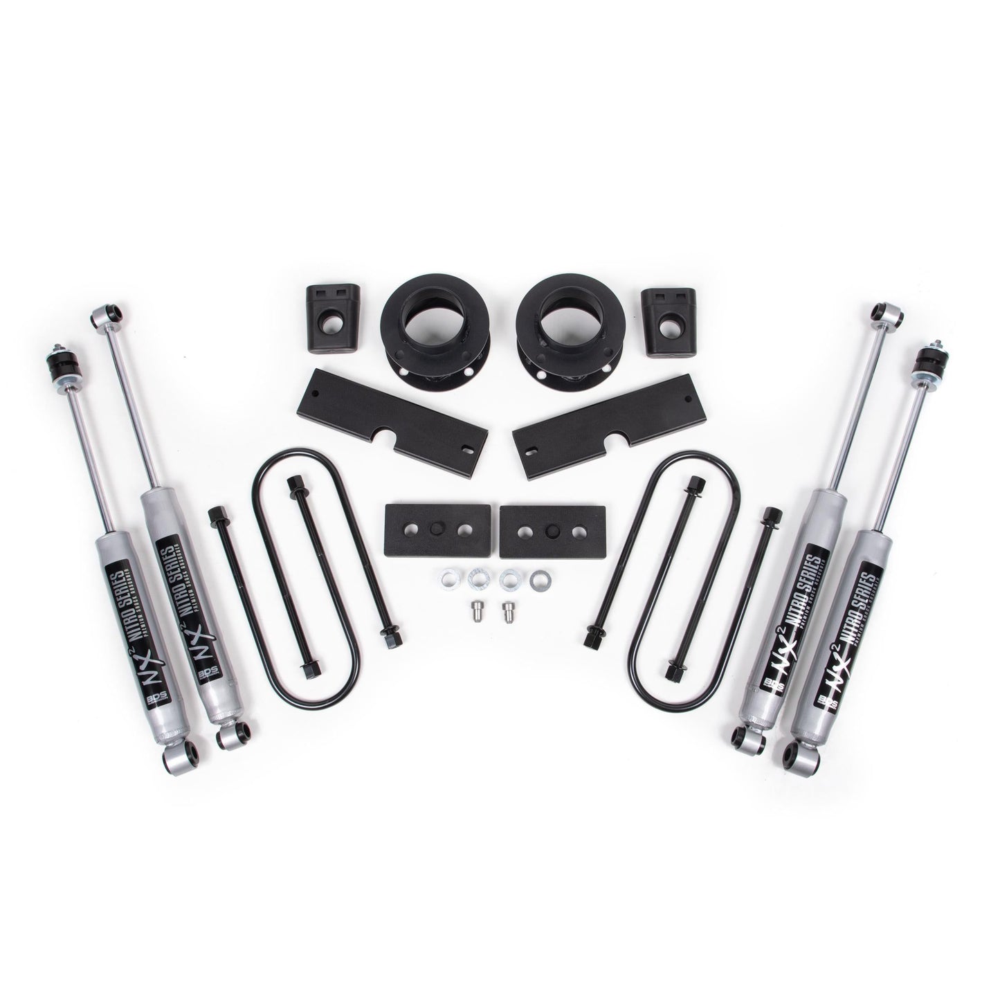 BDS Suspension | 2 Inch Lift Kit Ram 3500 w/ Rear Air Ride 13-23 4WD Fox 2.0 Performance Shocks | BDS1710FS