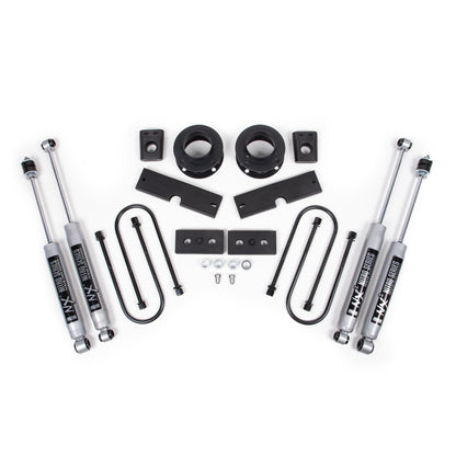 BDS Suspension | 2 Inch Lift Kit Ram 3500 w/ Rear Air Ride 13-23 4WD Fox 2.0 Performance Shocks | BDS1710FS
