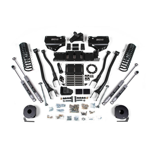 BDS Suspension | 4 Inch Lift Kit w/ 4-Link Ram 2500 w/ Rear Air Ride 19-24 4WD Gas NX2 Nitro Shocks | BDS1717H