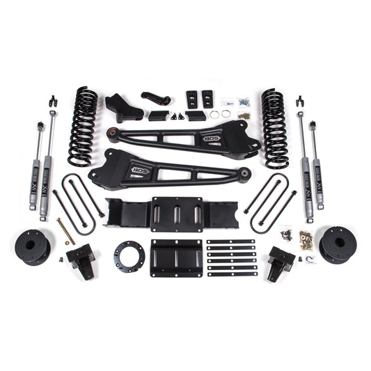 BDS Suspension | 6 Inch Lift Kit w/ Radius Arm Ram 3500 w/ Rear Air Ride 19-24 4WD Diesel 6 Bolt Indexing Ring Fox 2.0 Performance Shocks | BDS1724FS