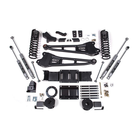 BDS Suspension | 6 Inch Lift Kit w/ Radius Arm Ram 2500 w/ Rear Air Ride 19-24 4WD Diesel Fox 2.0 Performance Shocks | BDS1736FS