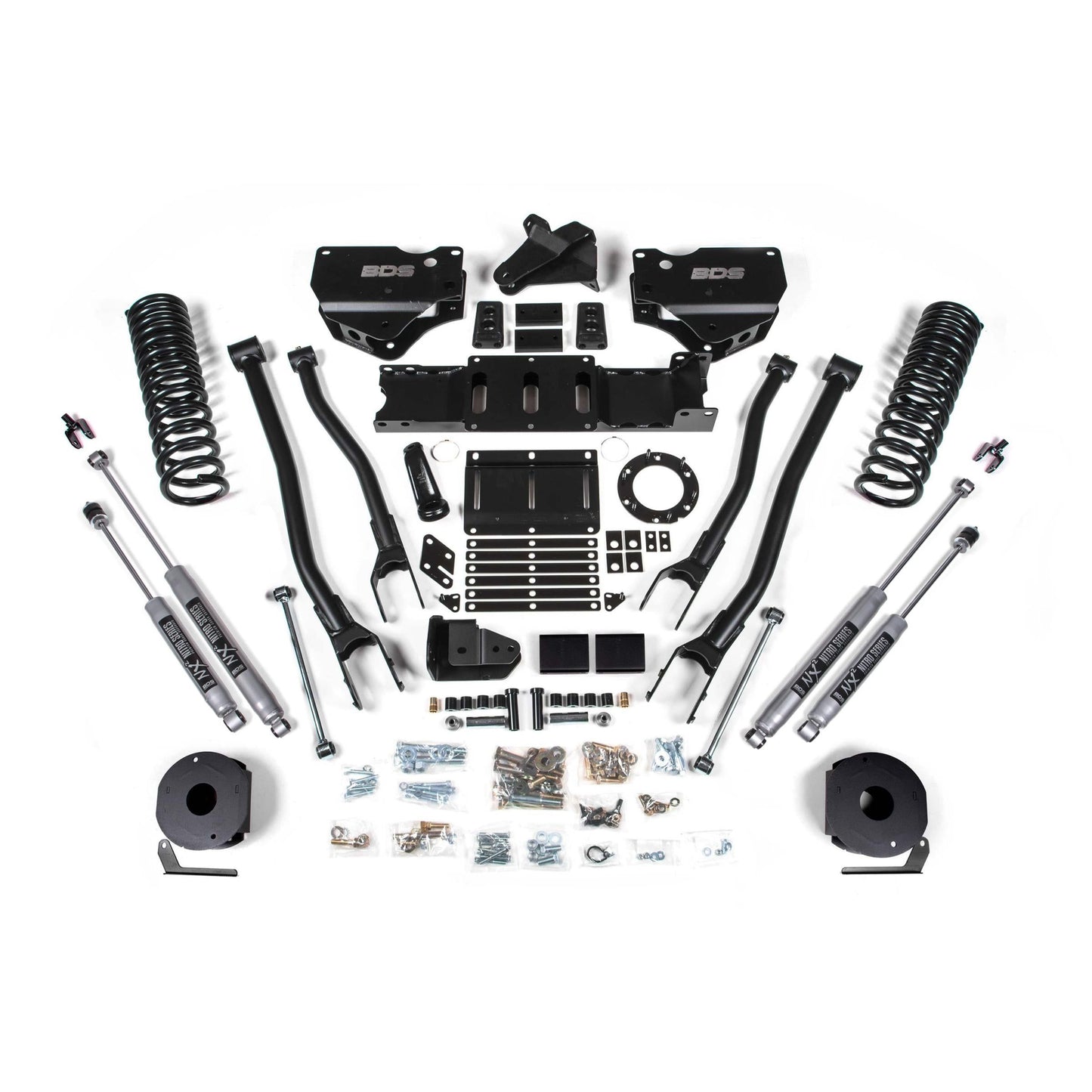 BDS Suspension | 6 Inch Lift Kit w/ 4-Link Ram 2500 w/ Rear Air Ride 19-24 4WD Diesel Fox 2.0 Performance Shocks | BDS1738FS