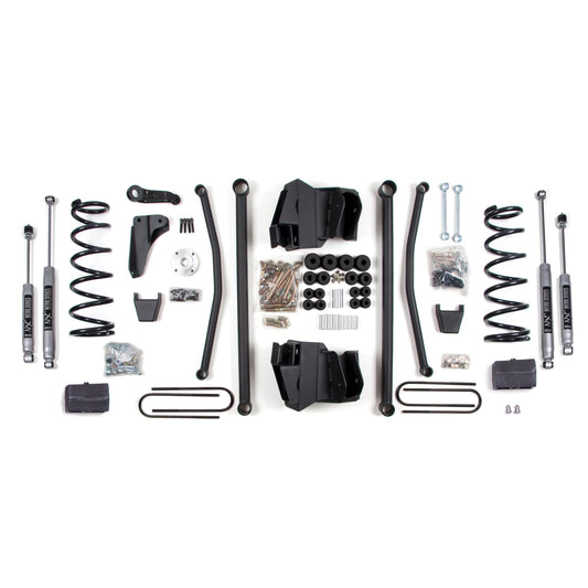 BDS Suspension | 8 Inch Lift Kit Long Arm Dodge Ram 2500/3500 2008 4WD Diesel Manual Block 4 Inch Axle Fox 2.0 Performance | BDS1746FS