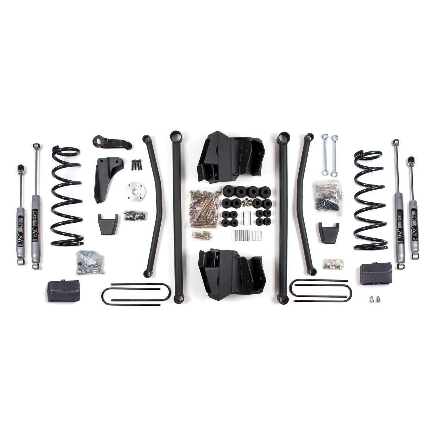 BDS Suspension | 8 Inch Lift Kit Long Arm Dodge Ram 2500/3500 2008 4WD Diesel Manual Block 3.5 Inch Axle NX2 Nitro | BDS1747H