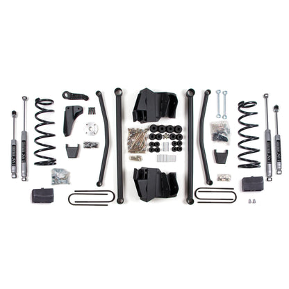 BDS Suspension | 8 Inch Lift Kit Long Arm Dodge Ram 2500/3500 2008 4WD Diesel Manual Block 3.5 Inch Axle NX2 Nitro | BDS1747H