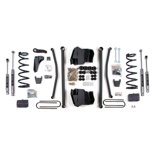 BDS Suspension | 8 Inch Lift Kit Long Arm Dodge Ram 2500/3500 2008 4WD Diesel Manual Block 3.5 Inch Axle NX2 Nitro | BDS1747H
