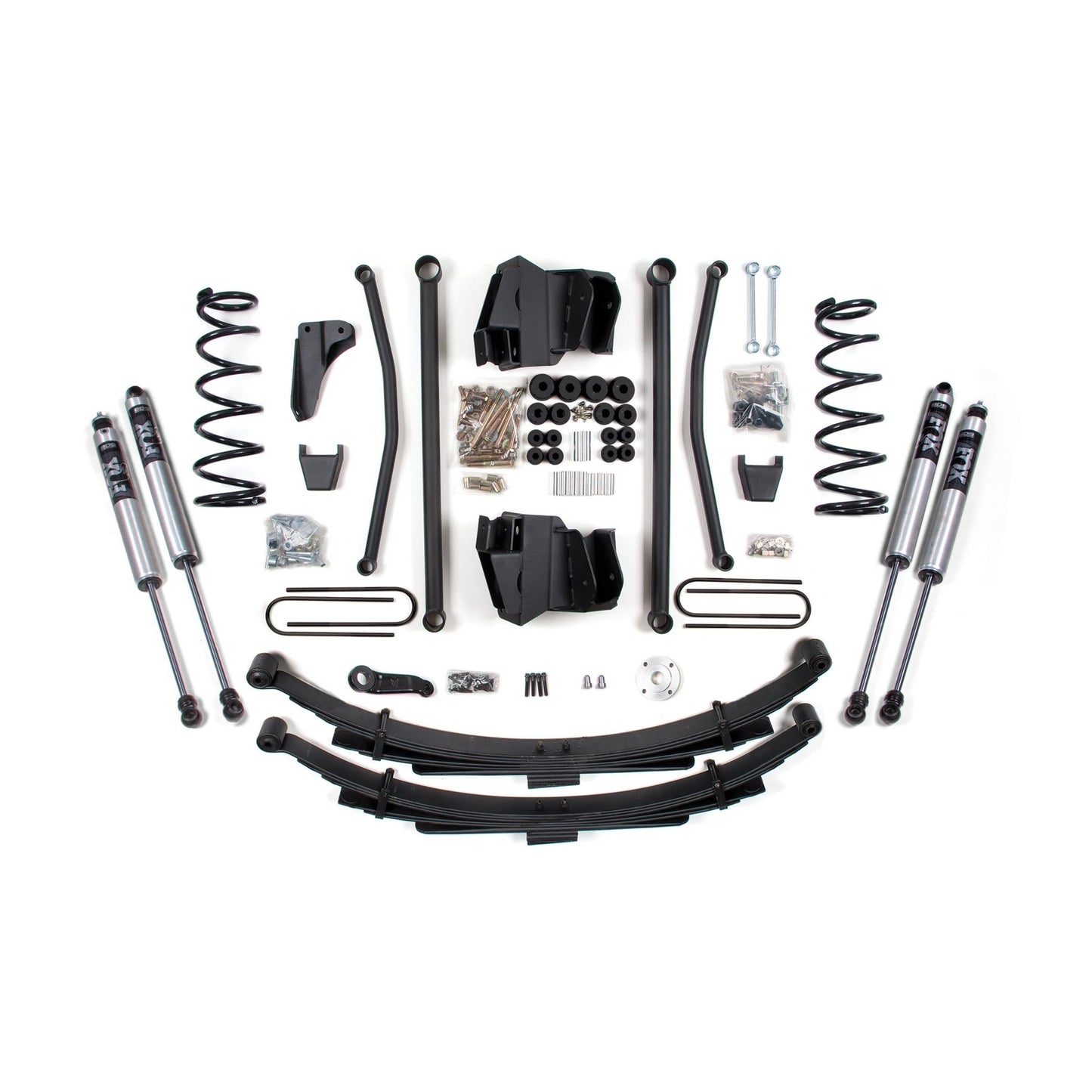 BDS Suspension | 8 Inch Lift Kit Long Arm Dodge Ram 2500/3500 2008 4WD Diesel Manual Leaf Spring 4 Inch Axle Fox 2.0 Performance | BDS1748FS