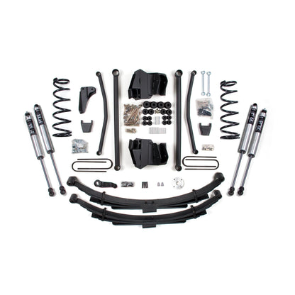 BDS Suspension | 8 Inch Lift Kit Long Arm Dodge Ram 2500/3500 2008 4WD Diesel Manual Leaf Springs 3.5 Inch Axle Fox 2.0 Performance Shocks | BDS1749FS