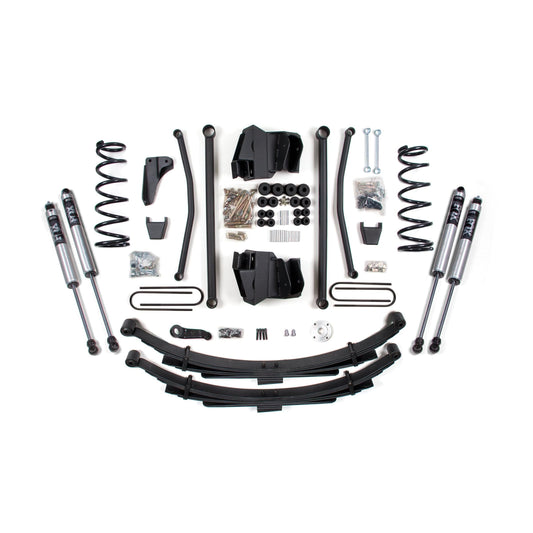BDS Suspension | 8 Inch Lift Kit Long Arm Dodge Ram 2500/3500 2008 4WD Diesel Manual Leaf Springs 3.5 Inch Axle Fox 2.0 Performance Shocks | BDS1749FS