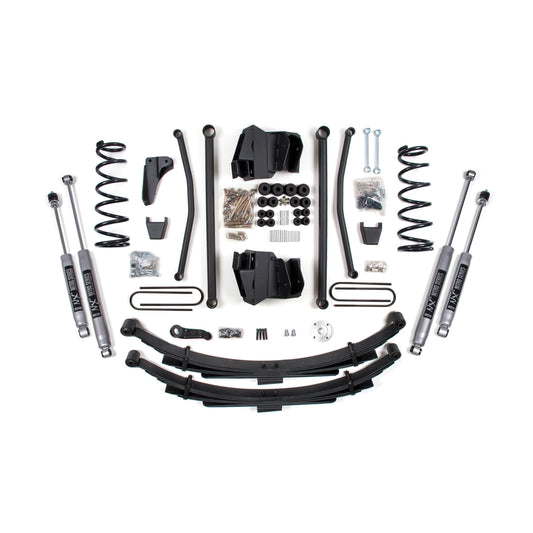 BDS Suspension | 8 Inch Lift Kit Long Arm Dodge Ram 2500/3500 2008 4WD Diesel Manual Leaf Springs 3.5 Inch Axle NX2 Nitro Shocks | BDS1749H