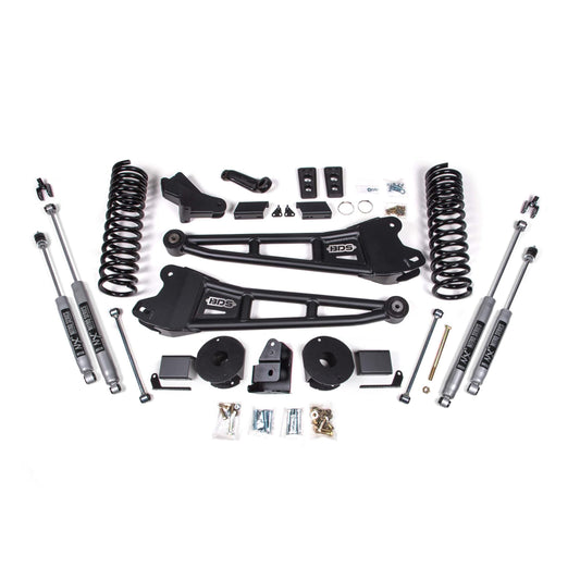 BDS Suspension | 4 Inch Lift Kit w/ Radius Arm Ram 2500 w/ Rear Air Ride 14-18 4WD Diesel Fox 2.0 Performance Shocks | BDS1773FS