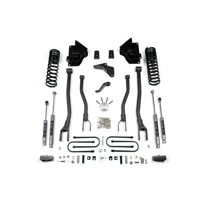 BDS Suspension | 4 Inch Lift Kit w/ 4-Link Ram 3500 13-18 4WD Gas 2 Inch Block Fox 2.0 Performance Shocks | BDS1777FS