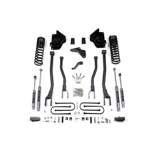 BDS Suspension | 4 Inch Lift Kit w/ 4-Link Ram 3500 13-18 4WD Gas 2 Inch Block Fox 2.0 Performance Shocks | BDS1777FS
