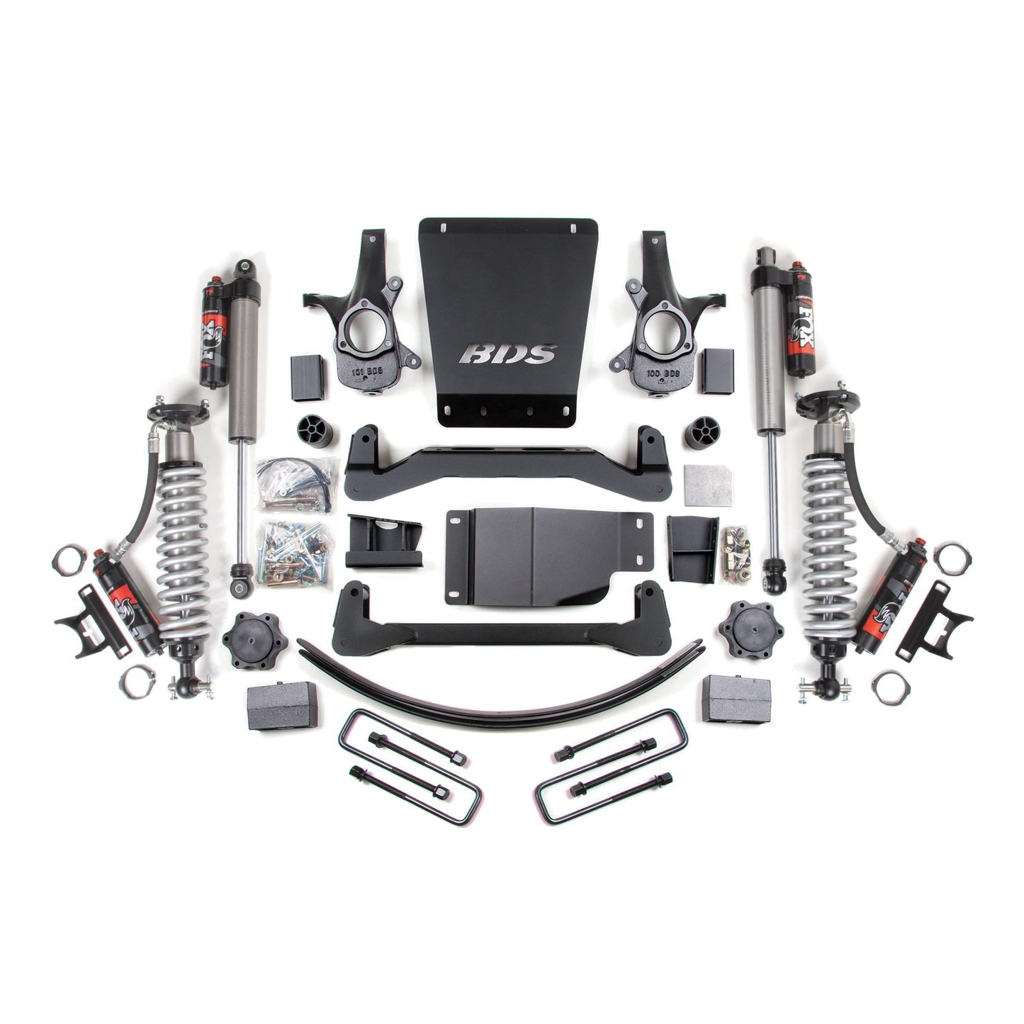 BDS Suspension | 2007-2013 GM 1500 4wd 6 Inch Suspension Lift Kit 5.5 Inch Rear Leaf Spring 2.5 PES C/O Front 2.5 PES P/B Rear BDS Suspension | BDS177PES