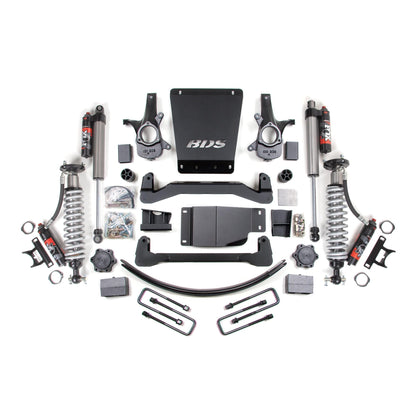 BDS Suspension | 2007-2013 GM 1500 4wd 6 Inch Suspension Lift Kit 5.5 Inch Rear Leaf Spring 2.5 PES C/O Front 2.5 PES P/B Rear BDS Suspension | BDS177PES