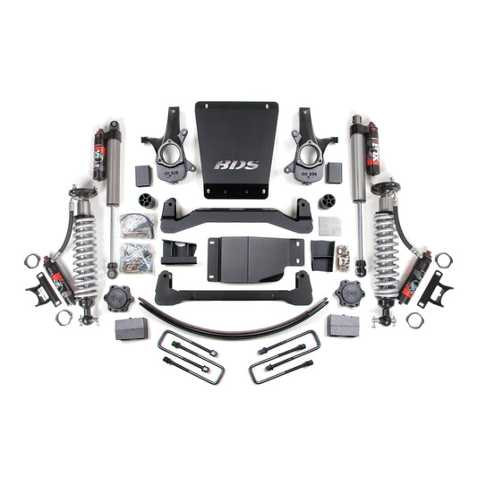 BDS Suspension | 2007-2013 GM 1500 4wd 6 Inch Suspension Lift Kit 5.5 Inch Rear Leaf Spring 2.5 PES C/O Front 2.5 PES P/B Rear BDS Suspension | BDS177PES