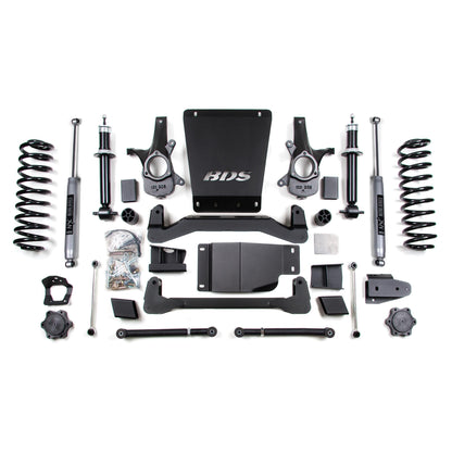 BDS Suspension | 6 Inch Lift Kit Chevy/GMC Avalanche Surburban Tahoe or Yukon 1500 07-14 4WD NX2 Nitro | BDS178H