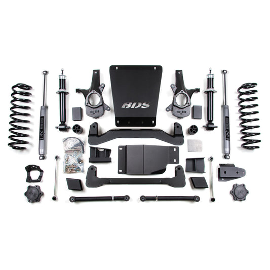 BDS Suspension | 6 Inch Lift Kit Chevy/GMC Avalanche Surburban Tahoe or Yukon 1500 07-14 4WD NX2 Nitro | BDS178H