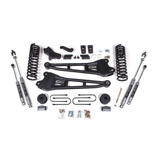 BDS Suspension | 4 Inch Lift Kit w/ Radius Arm Ram 3500 w/ Rear Air Ride 13-18 4WD Diesel Fox 2.0 Performance | BDS1792FS