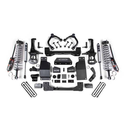 BDS Suspension | 4 Inch Lift Kit Coil-Over Silverado/Sierra 1500 19-24 4WD Diesel Fox 2.0 Performance Shocks | BDS1802FPE