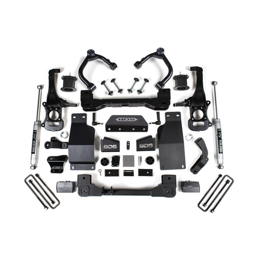 BDS Suspension | 4 Inch Lift Kit Silverado/Sierra 1500 19-24 4WD Diesel Strut Spacer NX2 Nitro | BDS1802H