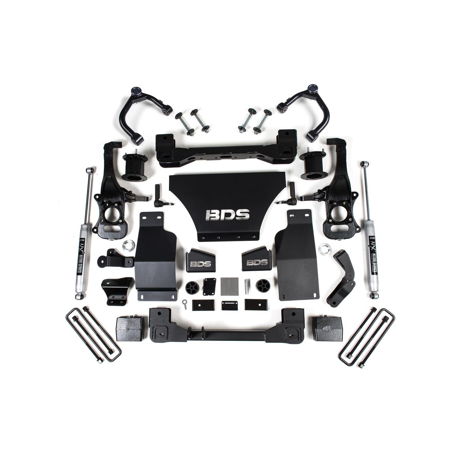 BDS Suspension | 4 Inch Lift Kit Chevy Trail Boss or GMC AT4 1500 19-24 4WD Gas Fox 2.0 Performance Shocks | BDS1805FS
