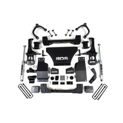 BDS Suspension | 4 Inch Lift Kit Chevy Trail Boss or GMC AT4 1500 19-24 4WD Gas Fox 2.0 Performance Shocks | BDS1805FS